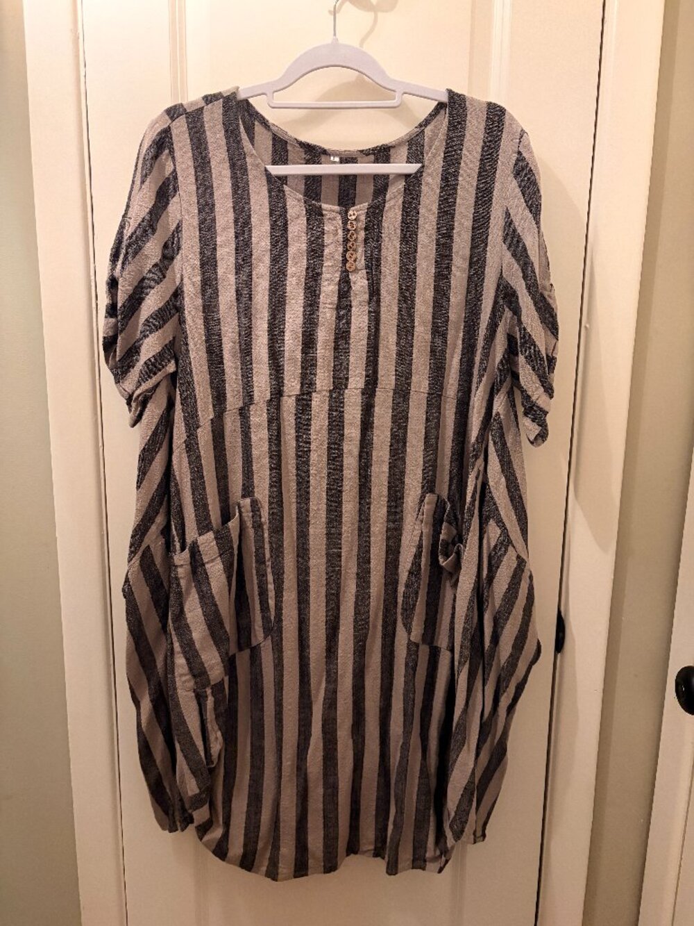 Striped Linen Dress